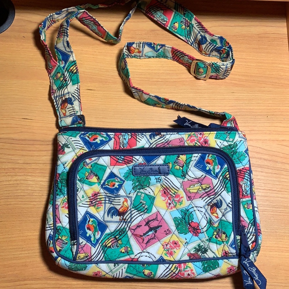 Vera Bradley crossbody stamps purse